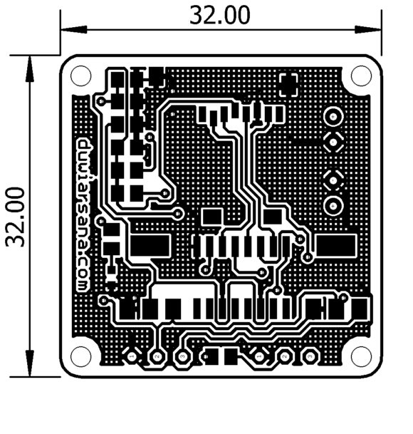 Layout PCB Kamera Bagian Atas